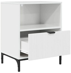 Éjjeliszekrények 2 pcs Magasfényű fehér 49 x 36 x 61 cm Faanyag