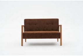 TUMI kétszemélyes barna kanapé