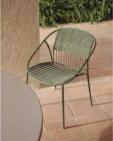 Sötétzöld kerti szék Atrani – Kave Home