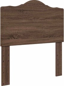 vidaXL Fejtámla Barna Tölgy 75 cm Faanyag