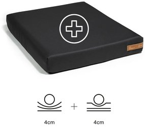Fekete ortopédiai matrac kutyáknak 110x90 cm Ori XXL – Rexproduct