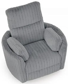 Pegas dönthető és forgatható fotel szürke