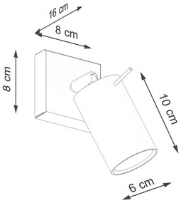 Zöld fali lámpa Etna – Nice Lamps