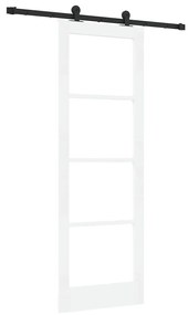 Csúszó Ajtó ORKDAL Fehér 73.5 x 211 cm Fa és fém