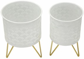 Vázatartó carly készlet 2 db ø 16x20-13x20cm