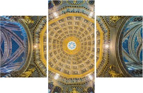 A Siena templom mennyezetének képe (90x60 cm)