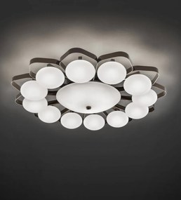 ITALAMP 2392-95-SATIN-ON TEO Glamour Mennyezeti Lámpa G9 IP20
