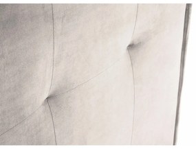 Krémszínű ágytámla 200x120 cm Monica – Milo Casa