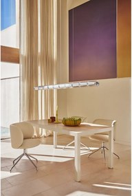 Étkezőasztal tölgyfa asztallappal 75x180 cm Alma – Teulat