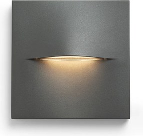 RENDL BOBO SQ fali lámpa antracitszürke 230V LED 3W IP65 3000K