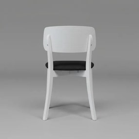 EZRA étkezőszék fehér/fekete