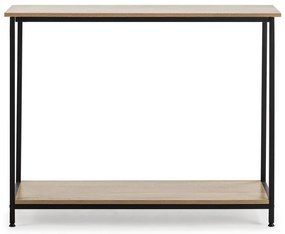 Intenso Home konzolasztal / előszobai lerakóasztal / tálalóasztal 106x35cm (Sonoma tölgy) | Masszív fém váz