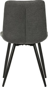 Étkezőszék, szürke, szövet, CT-382 GREY2