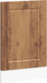 vidaXL mosogatógép panel "Porto" Régi fa 45x1,5x67 cm Műanyag fa