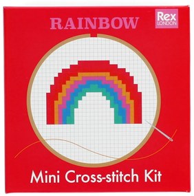 Kreatív készlet Cross-stitch Kit Rainbow – Rex London