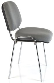 Viva N konferencia szék, króm lábak, szürke