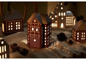 Kerámia gyertyatartó teamécseshez Gingerbread Lighthouse – Kähler Design