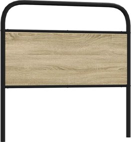 vidaXL csere fejtámla sonoma tölgy 107 cm acél és műfa