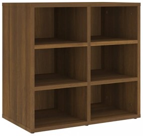 2 db barna tölgy színű cipősszekrény 52,5x30x50 cm