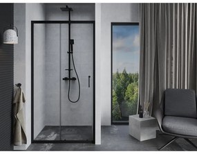 Mexen APIA zuhany tolóajtó nyílásig 140 cm, fekete, 845-140-000-70-00
