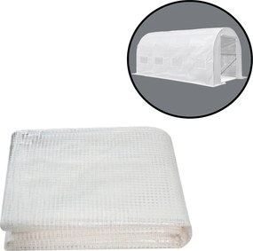 Melegház fólia 200x300x450 cm váz nélkül fehér