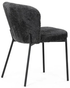 Étkezőszék szürke bouclé szövettel. CT-W1077 GREY2