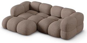 Barna sarokkanapé (bal oldali-heverő résszel) Loretto – Cosmopolitan Design