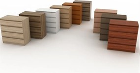 4 fiókos komód, tölgy sonoma, HANY NEW 014