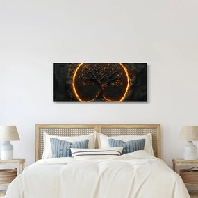 Kép – Életfa lávában II. (120x50 cm)