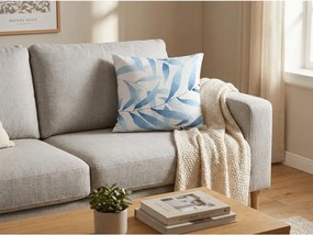 2 db Díszpárnahuzat mikroszálas KOVENDI 45x45 cm, kék-fehér