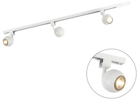Modern fehér sínrendszer 3 lámpával, 1 fázisú - Gissi