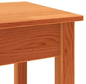 Konzolasztal Viaszbarna 110 x 40 x 75 cm Tömör fenyőfa