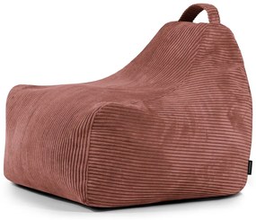 Téglavörös kordbársony gyerek babzsákfotel Game Amuse – SLOWDOWN