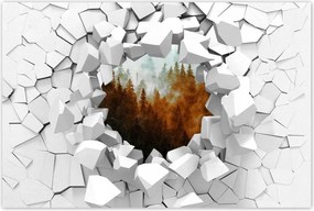 Poszterek 120x80 Őszi táj Hegyek