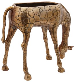 Zsiráf Alakú Jégvödör Sárgaréz - 49x22x39 cm Alumínium