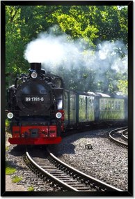 Poszterek keretben 40x60 Gőzmozdony