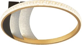 Globo 48493-12 - CONSTANCE LED mennyezeti lámpatest, LED/12W/230V, átm. 29,5 cm, arany