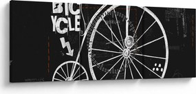 Kép - Velocipede (órával) (90x30 cm)