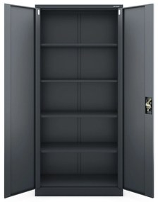 Fém iratszekrény JAN H, 900 x 1950 x 400 mm, antracit