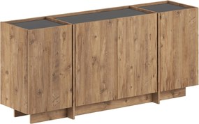 Dorma Komód/ konzolasztal 180 cm – Atlantic Pine / Antracit