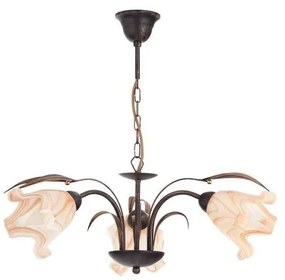 Alfa Csillár láncon DUCATTI 3xE14/10W/230V bronz 14433