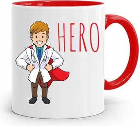 Piros Bögre Dr. HERO-nak, fényképes nyomattal