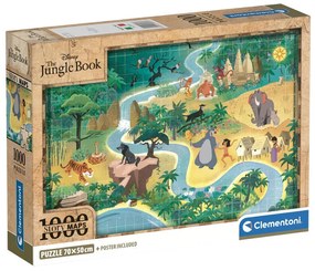 Mesetérkép Jungle Book Story 1000 db-os puzzle Clementoni