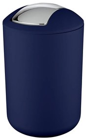 WENKO 22521100 - Szemetes BRASIL 19,5x31 cm, kék/fényes króm