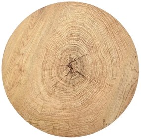 Kávésasztal BROOKLYN 45x45 cm fekete/bézs