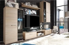 Nappali szekrénysor, sonoma tölgyfa, SALESA II
