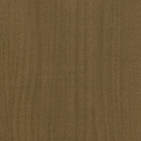 mézbarna tömör fenyőfa dohányzóasztal 110 x 50 x 33,5 cm