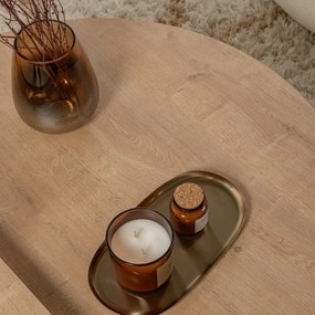 Kávézóasztal Orion Honey Oak Fekete