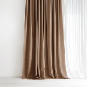 Goldea peru dekoratív drapéria - barna 140x135 cm