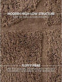 Barna kézi szövésű szőnyeg 120x180 cm Lambeth Jasper – Ted Baker